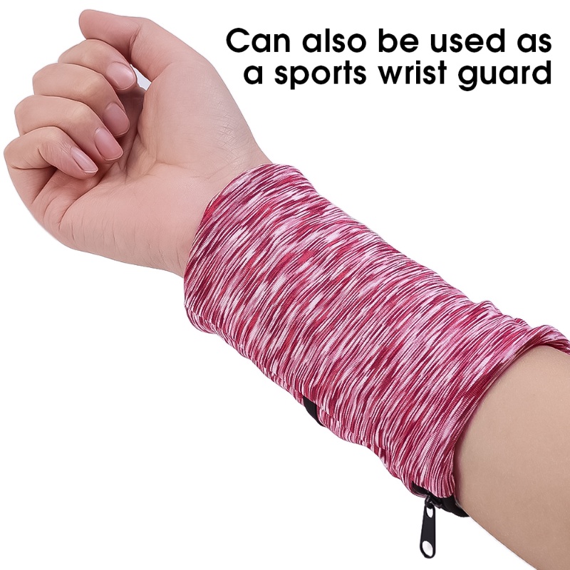 Túi Đựng Điện Thoại Đeo Cánh Tay Siêu Nhẹ Có Khóa Kéo Thời Trang Cho Nam Và Nữ