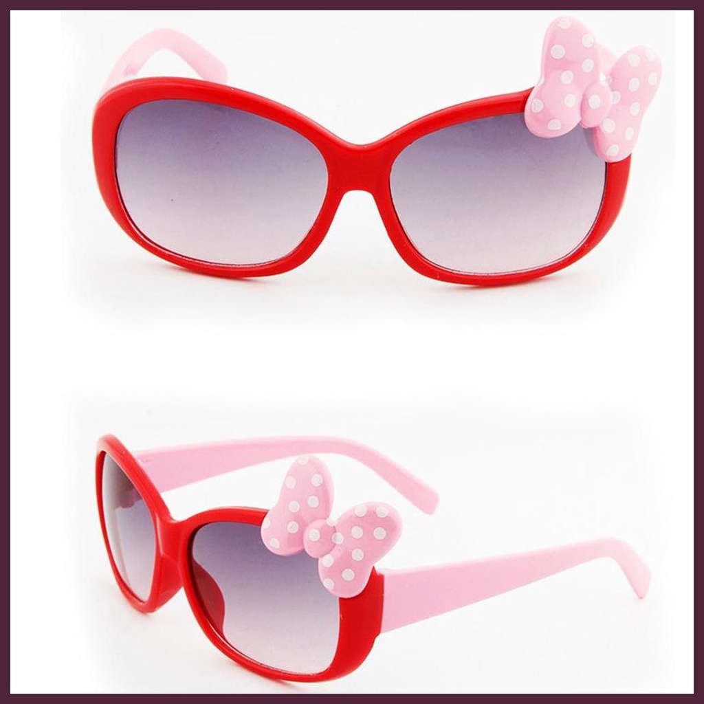 Mắt Kính Hình Nơ Dễ Thương Sáng Tạo Vui Nhộn Cho Bé Gái