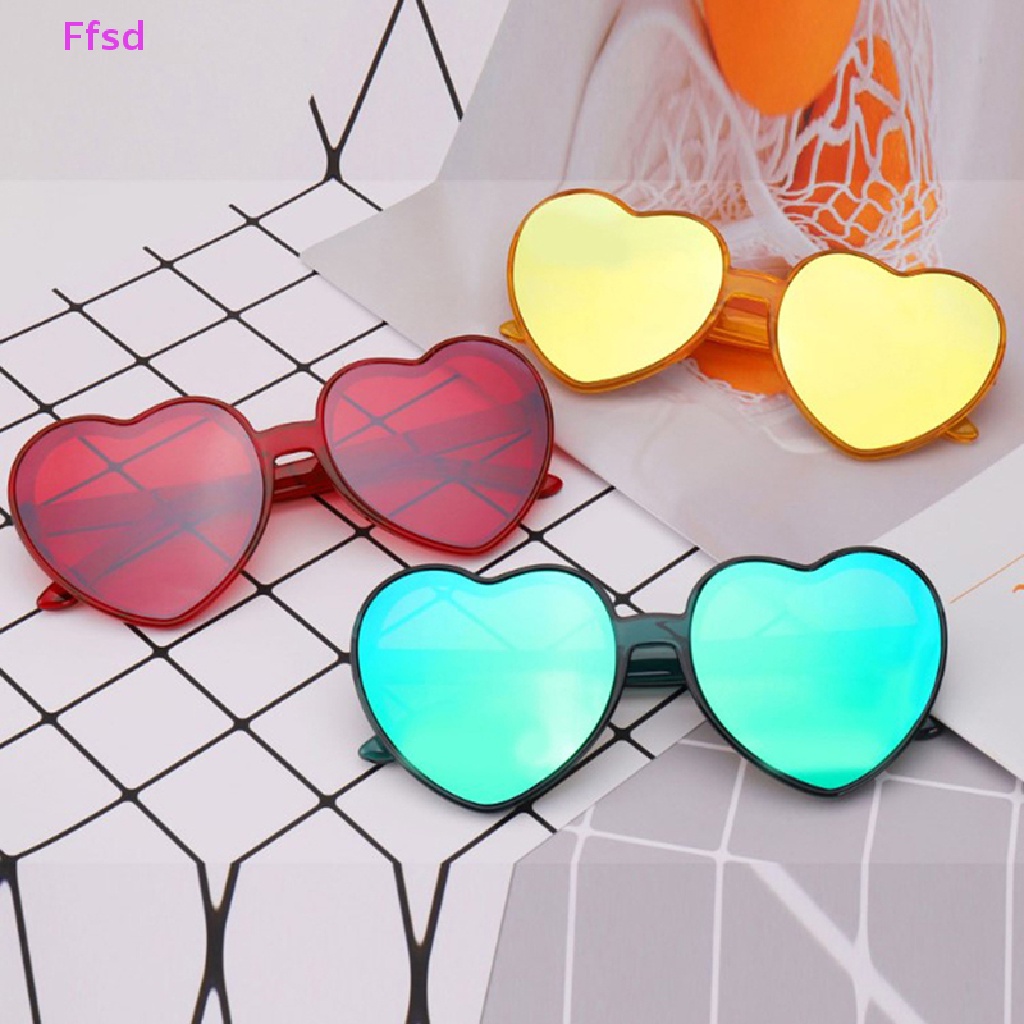 Kính Mát Hình Trái Tim Chống Tia UV400 Cho Nữ