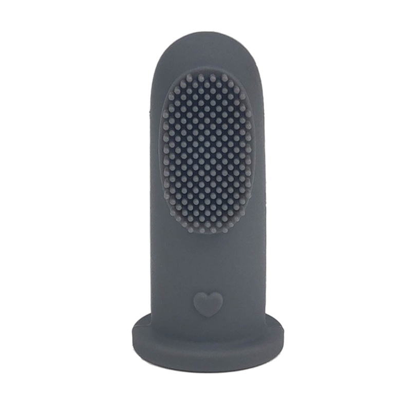 Bàn Chải Đánh Răng Silicone Đeo Ngón Tay Chăm Sóc Răng Miệng Cho Bé 0-2 Tuổi