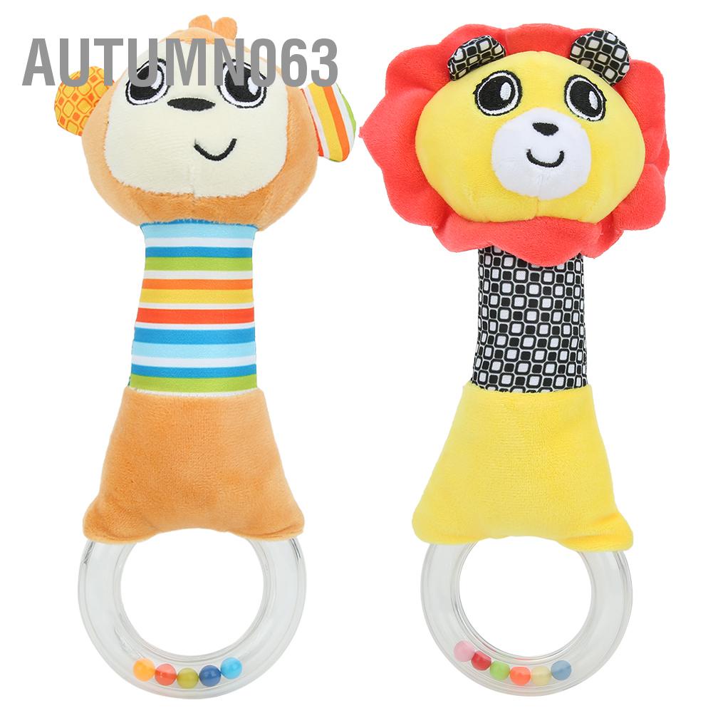 Autumn063 Lục Lạc Cho Bé Hoạt Hình Thú Sang Trọng Chuông Đồ Chơi Cầm Tay Sơ Sinh