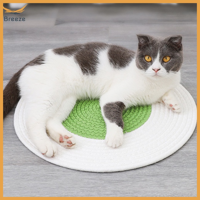 Thảm Trải Sàn Hình Tròn Chống Trầy Xước Cho Thú Cưng