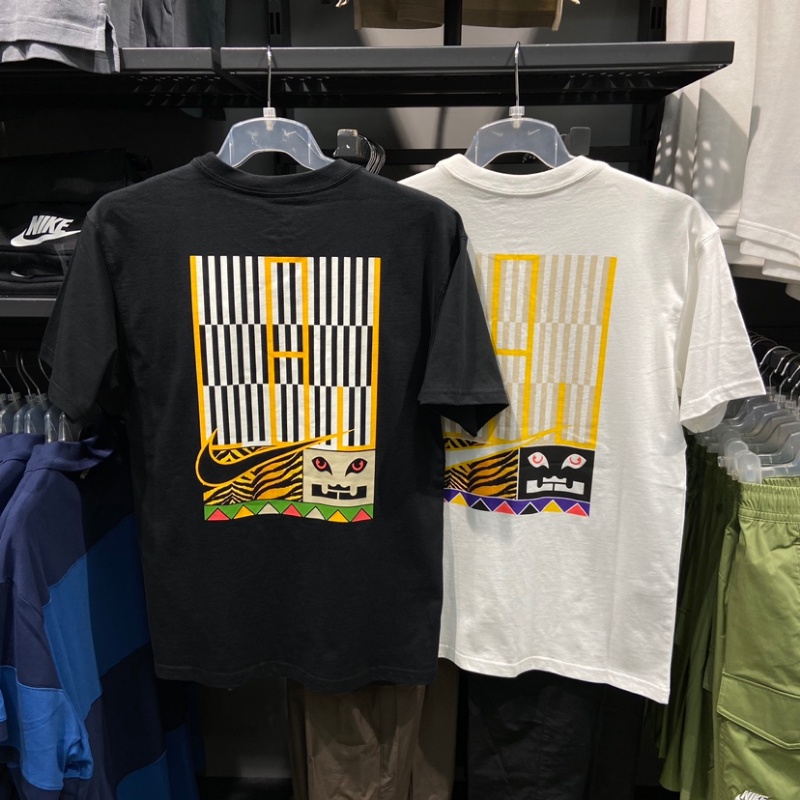 Áo Thun Thể Thao Nike 100% Cotton Ngắn Tay In Logo Cá Tính Dành Cho Nam