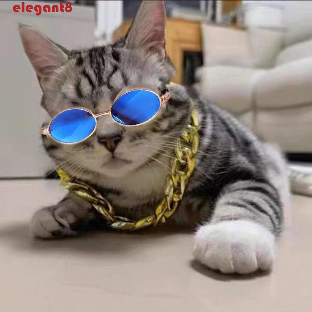 Kính Mát Hình Bầu Dục Chống Tia UV Cho Chó Mèo