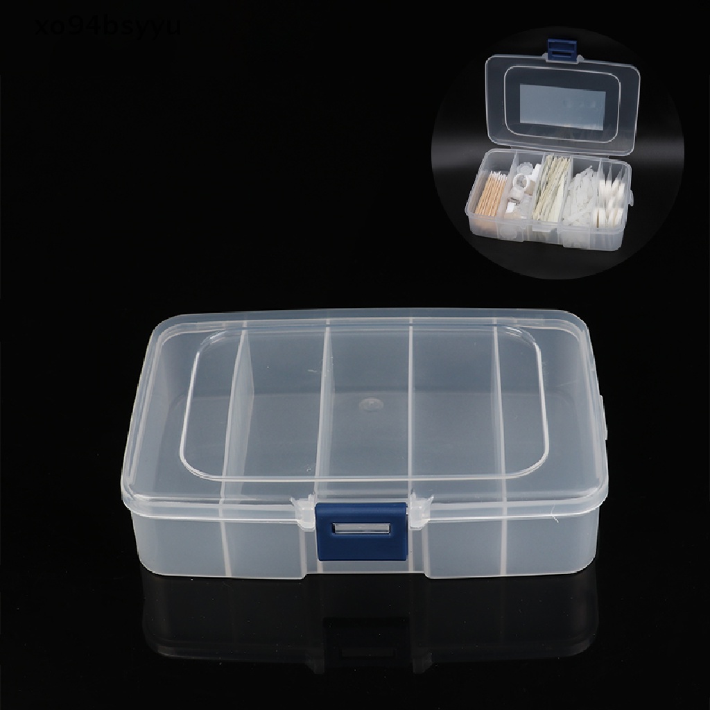 1 Hộp Nhựa 5 Ngăn Xo94Bsyu Đựng Dụng Cụ Xăm Hình Tiện Dụng