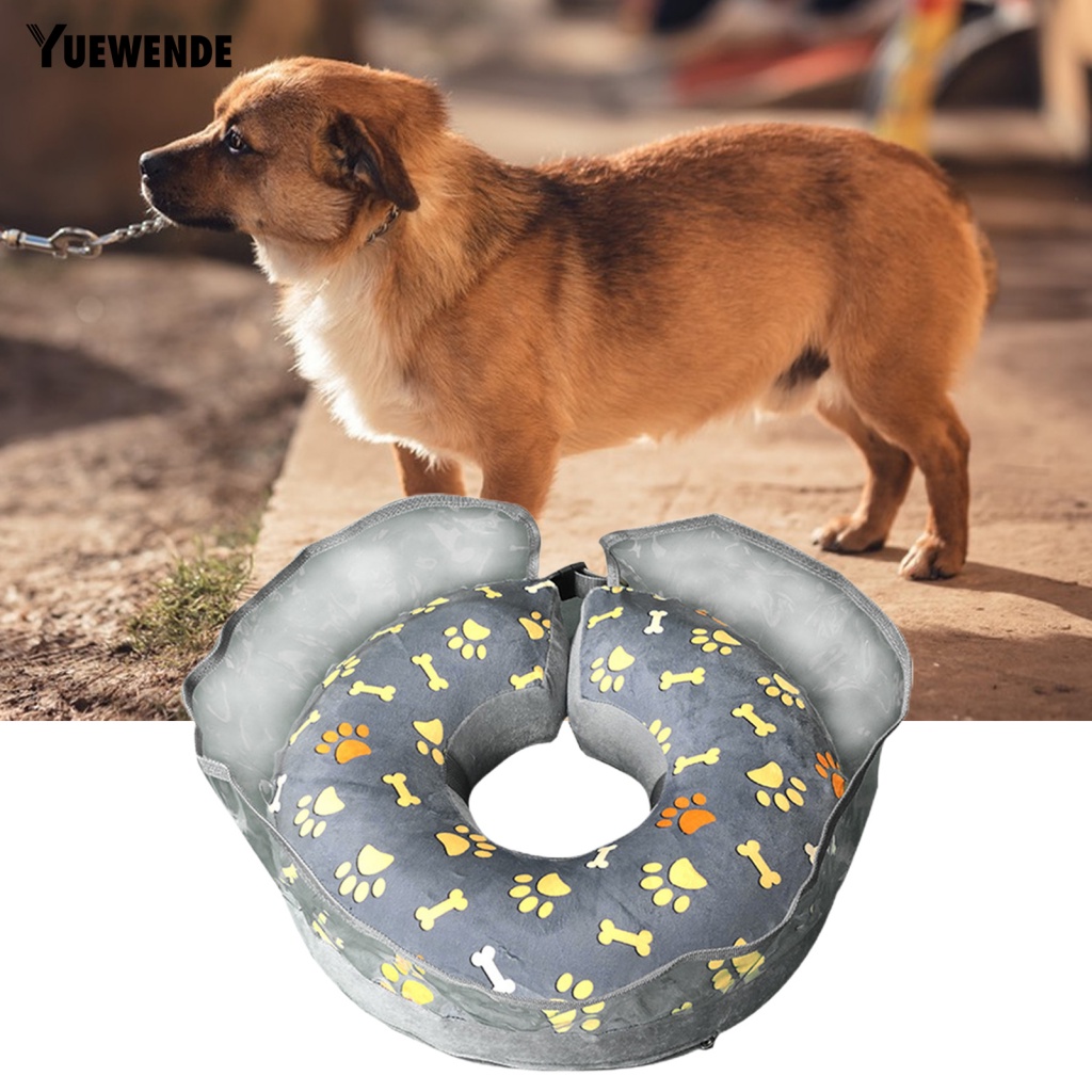 Yue.z Vòng Cổ PVC Co Giãn Hình Nón Bảo Vệ Thú Cưng Sau Khi Phẫu Thuật