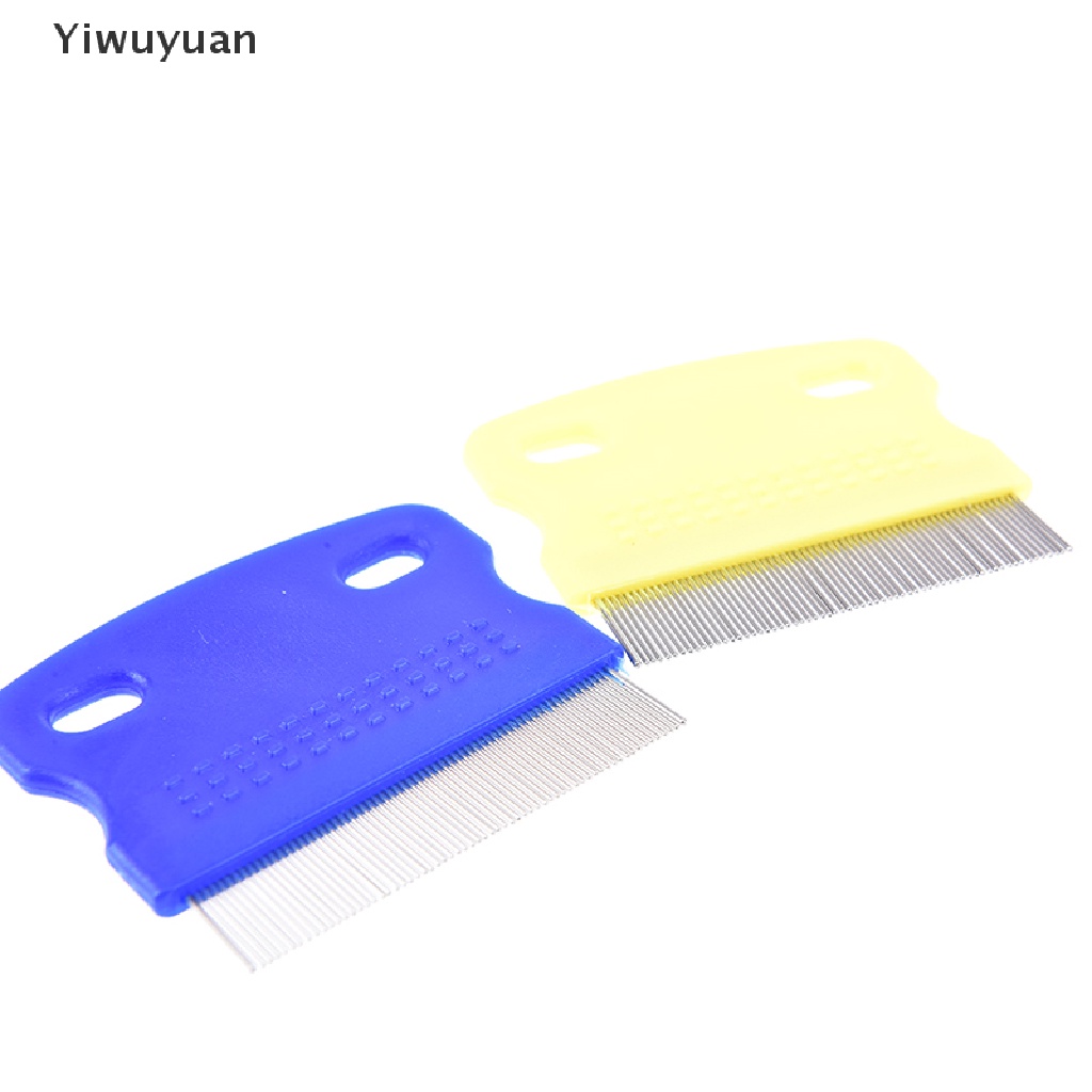 < Yiwuyuan > Lược Chải Lông Chất Liệu Thép Không Gỉ Loại Bỏ Rận Cho Thú Cưng