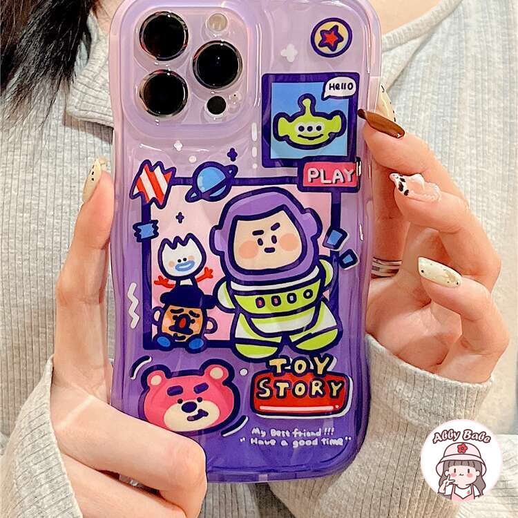 Ốp Điện Thoại TPU Mềm Trong Suốt Chống Sốc IP 14 Pro Max IP 11 Pro Max 12 11 Pro Max Hình Phi Hành Gia Hoạt Hình Graffiti