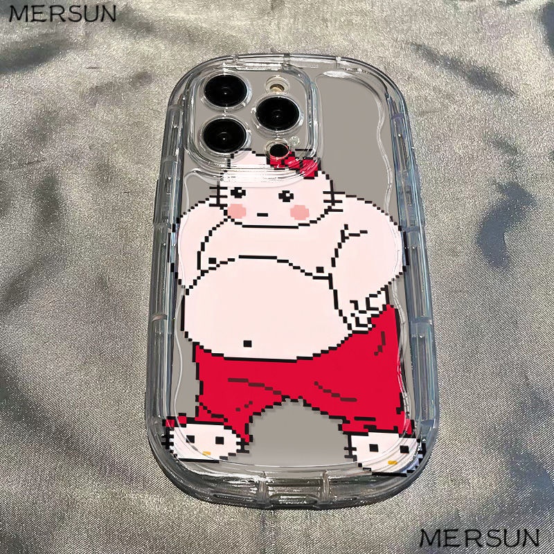 ✅Ốp Điện Thoại Mềm Trong Suốt Chống Sốc Hình Hello Kitty Cho Apple xs promax 712 8p13iPhone14xr / 11 XGNM