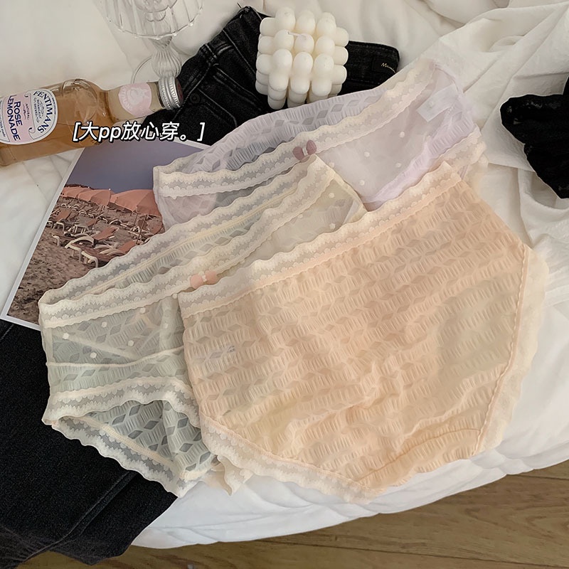 Quần Lót Ren Lưới Mỏng Thoải Mái Gợi Cảm Cho Nữ