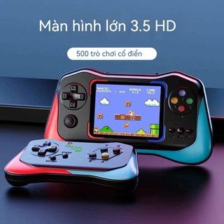Máy Chơi Game Cầm Tay Màn Hình Lớn 500 Trò Chơi Cổ Điển Cho Bé   cầm tay  máy chơi game