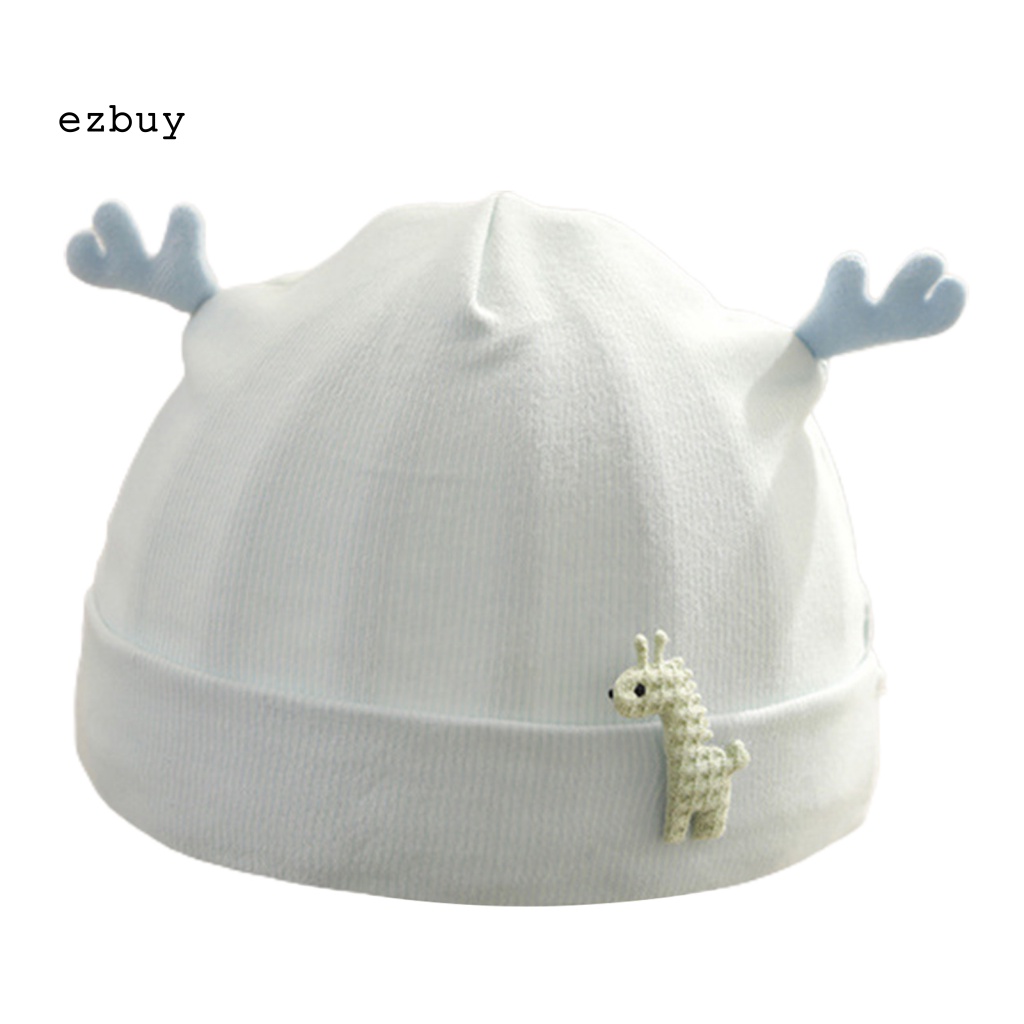Mũ Cotton Giữ Ấm Thoáng Khí Thiết Kế Dễ Thương Cho Bé Sơ Sinh