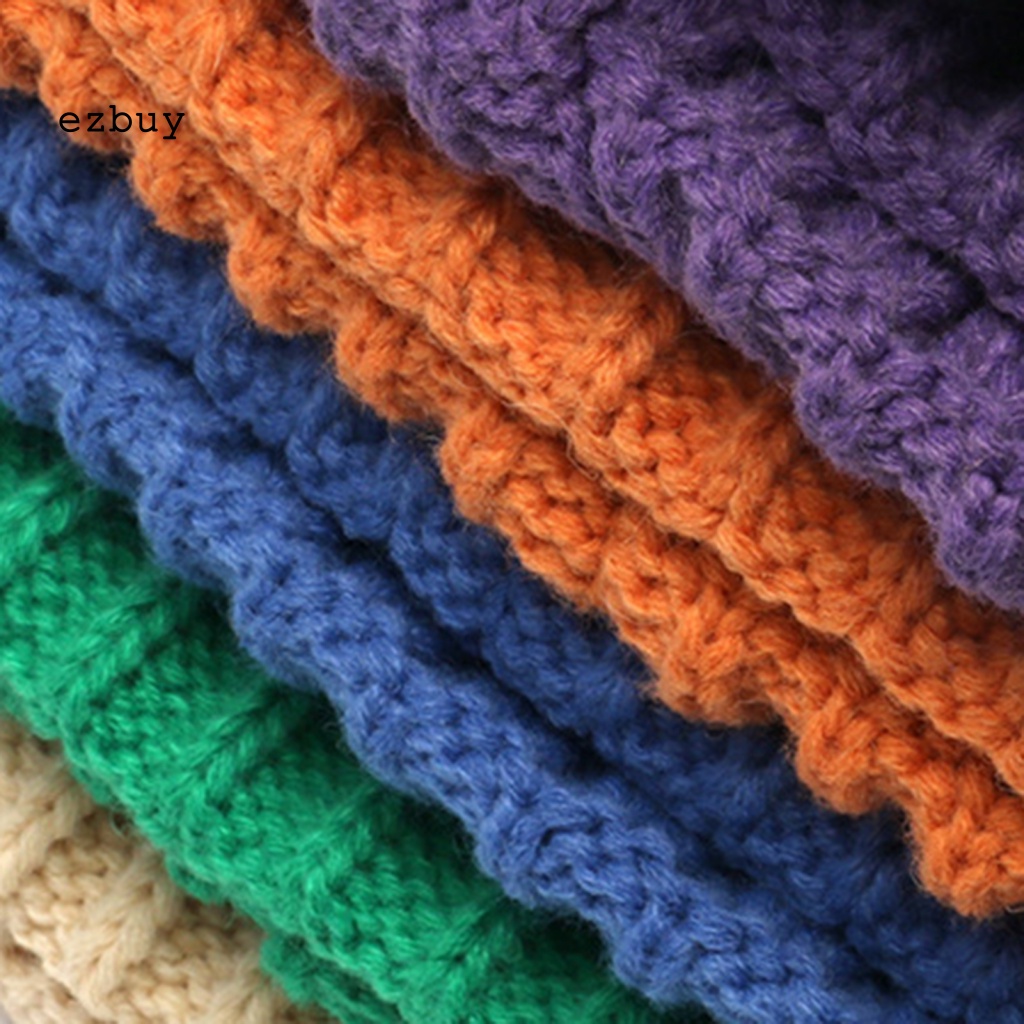 [EY] Mũ Len Polyester Dệt Kim Thoải Mái Mặc Hàng Ngày Dễ Phối Đồ Cho Trẻ Sơ Sinh