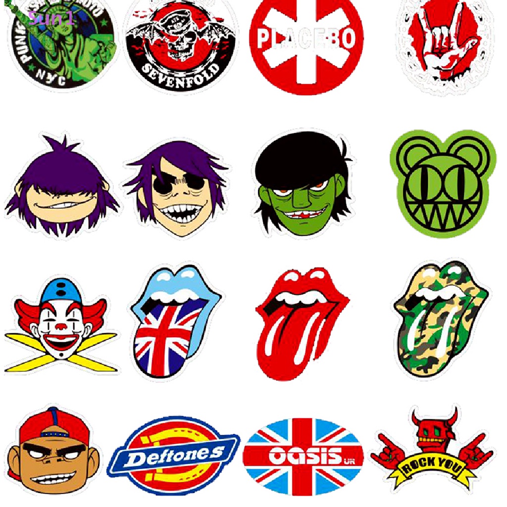Bộ 100 Sticker Graffiti Sun1 &gt; 100 Miếng Dán Trang Trí Ván Trượt / Laptop / Xe Đạp / Xe Hơi