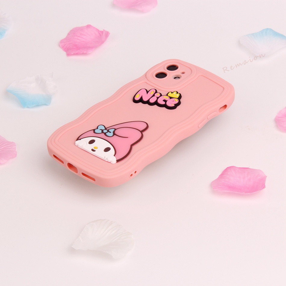 Ốp Điện Thoại Silicon Hình Thỏ 3D Cho iPhone 11 12 13 14 Pro MAX Plus Mini X XR XS MAX 6 S 7 8 Plus SE 2020 11Pro 12pro 13Pro