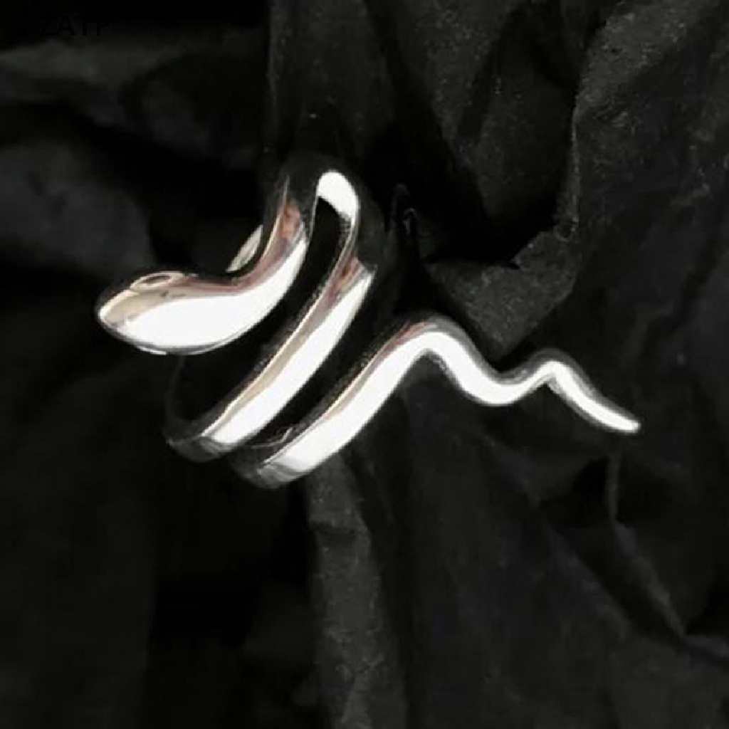 Khuyên Kẹp Vành Tai Giả Da Rắn Không Cần Bấm Lỗ Phong Cách Punk Cho Nam Và Nữ