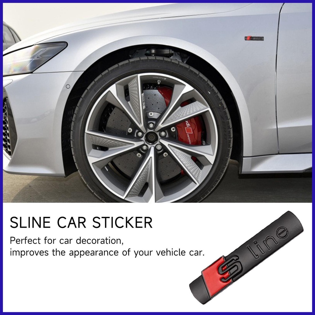 Logo Dán Trang Trí Xe Hơi Sline Q5 Q7 A3 A5 A4L A6L A8L Đẹp Mắt