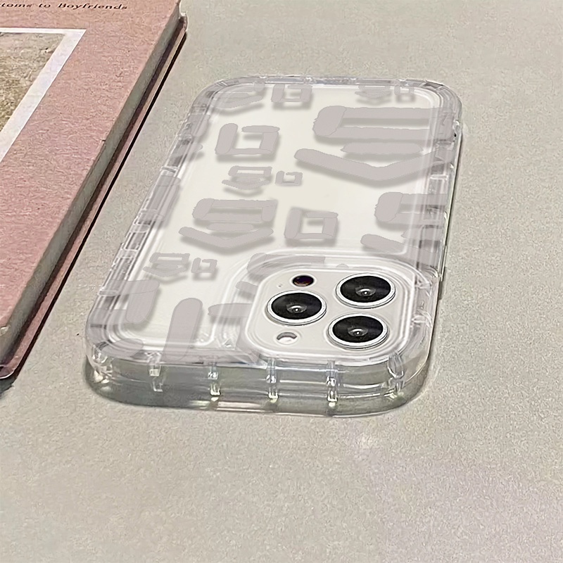 Ốp Điện Thoại TPU Silicon Mềm Trong Suốt Chống Sốc Cho IPhone 14 12 13 11 Pro Max 7 8 Plus X XS XR