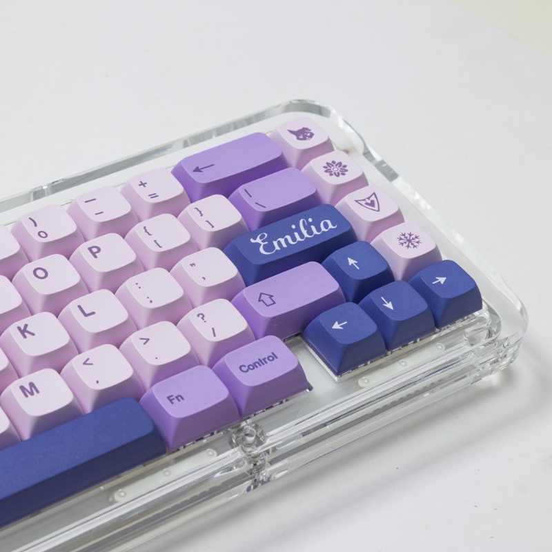 142 Phím GMK Frost Witch Keycaps XDA Profile PBT Dye Sub Bàn Phím Cơ Keycap