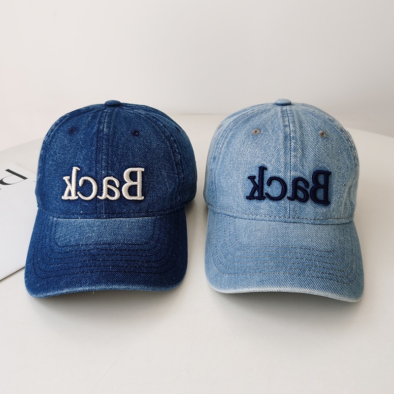 Mũ Lưỡi Trai Mềm Thêu Chữ Phong Cách Cao Bồi Cho Nam Nữ