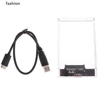 [fas] Box ổ cứng di động 2.5 inch trong suốt USB 2.0 3.0, type C hộp đựng ổ cứng laptop PC VN