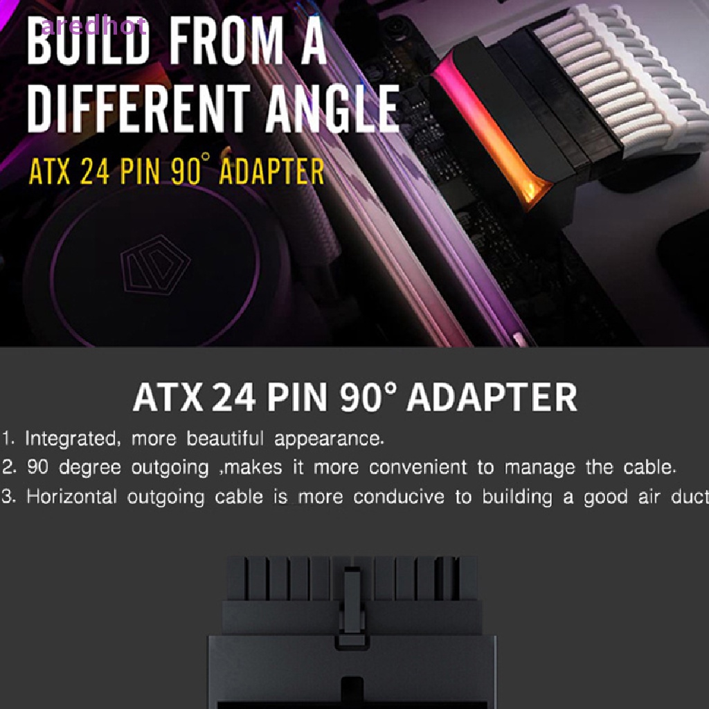Mô Đun Cấp Nguồn ATX 24Pin Sang 90 Độ Cho Máy Tính Mới