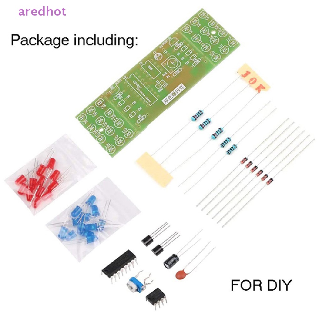 Đèn LED Điện Tử NE555 CD4017 IC Hai Màu Tự Làm Mới