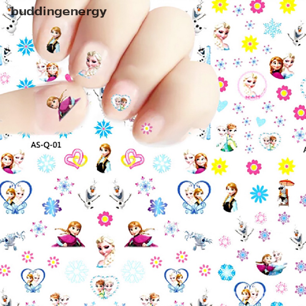 1 Bộ Miếng Dán Móng Tay Nghệ Thuật Thiết Kế Hỗn Hợp Mới {BUDDI}