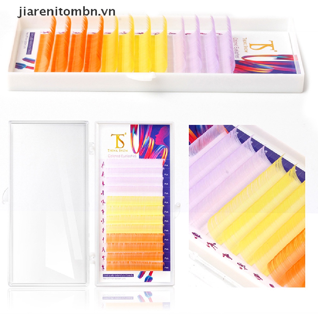 Mascara jiarenitombn 12 Màu Ombre Mềm Mịn Tự Nhiên