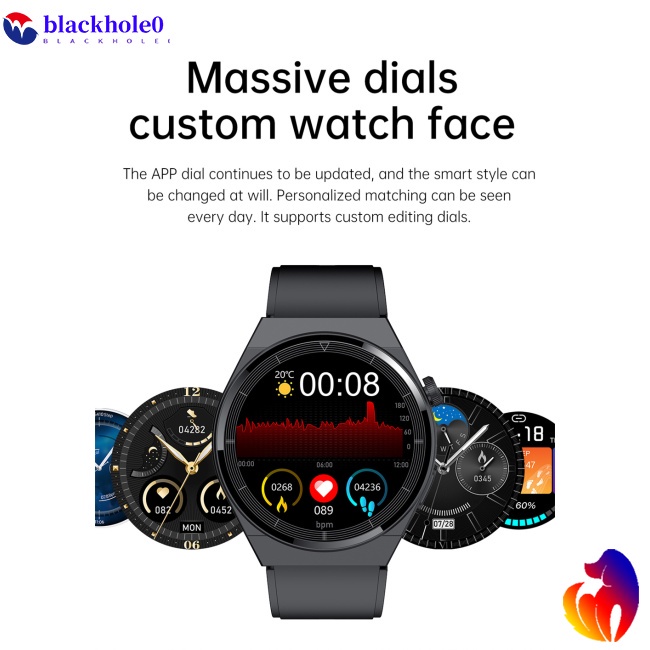 Đồng Hồ Thông Minh T88 Màn Hình Cảm Ứng HD 1.32-inch 8763e Bluetooth Và Phụ Kiện