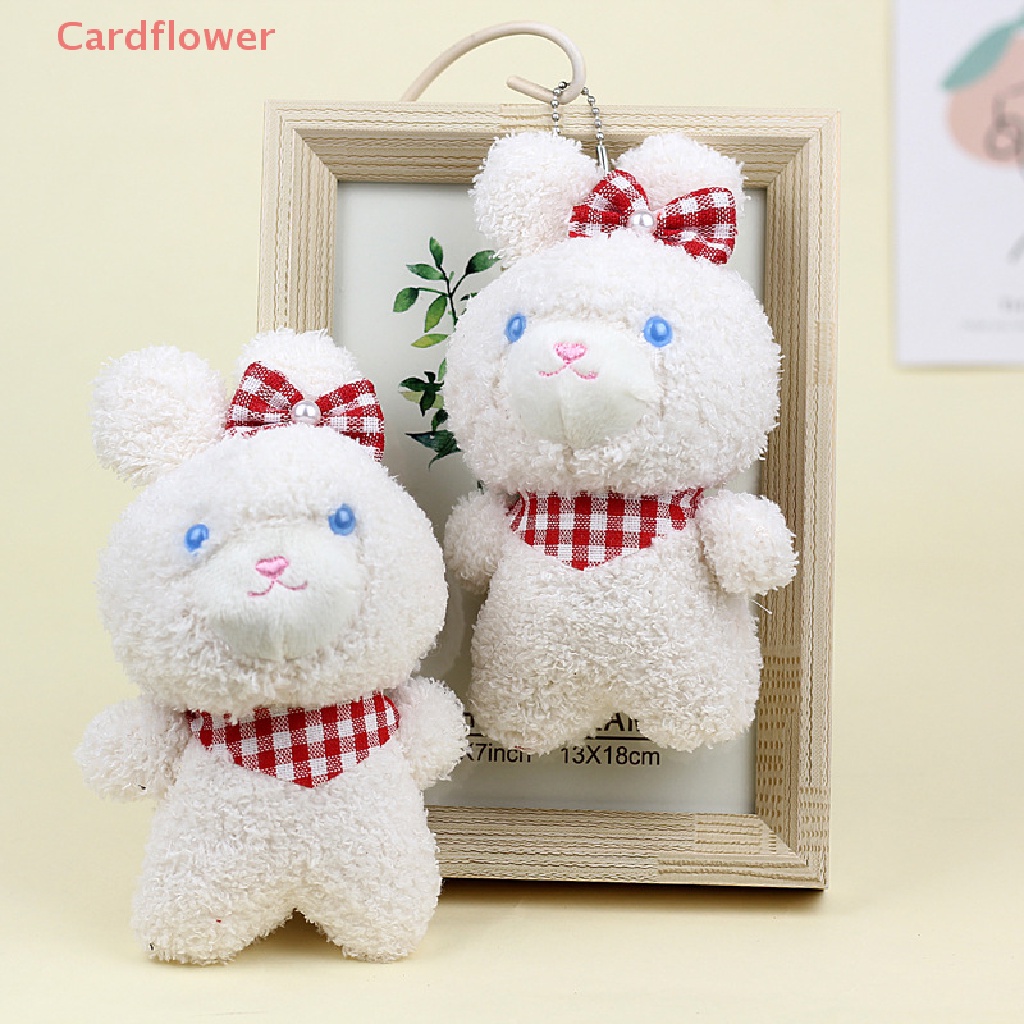 Móc Khóa Thỏ Trắng Nhồi Bông Dễ Thương Cho Bé