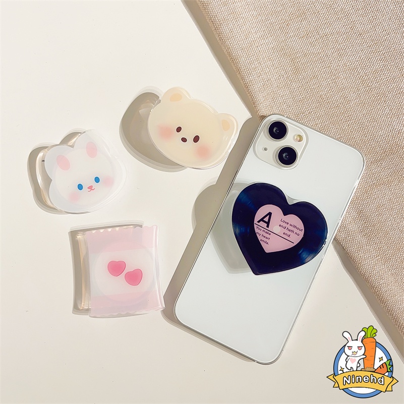 Nhẫn Đỡ Điện Thoại Hình Hoạt Hình 3D Có Thể Điều Chỉnh