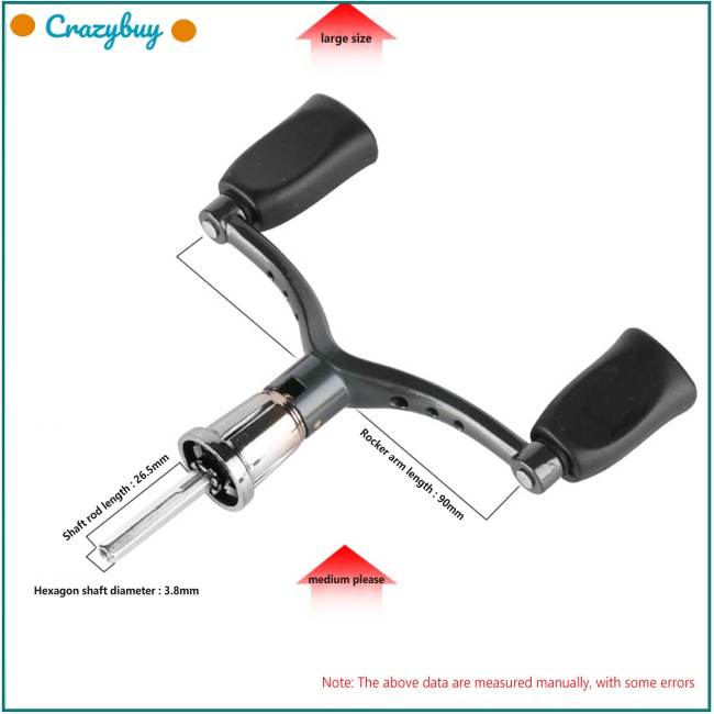 Cr Tay Quay Máy Câu Cá Thay Thế Bằng Kim Loại Chất Lượng Cao