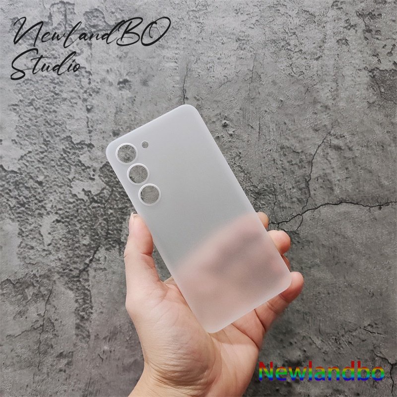 Ốp Điện Thoại Màu Xám Mờ Siêu Mỏng Thời Trang Cho samsung glaxy s23 s22 ultra