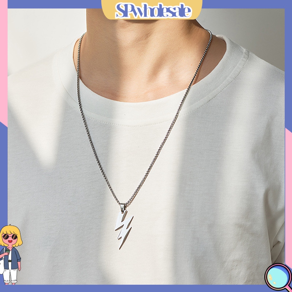 <SPwholesale> Vòng cổ Mặt Hình Học Màu Sắc Phát Quang Phong Cách Hip Hop Cho Nam Và Nữ