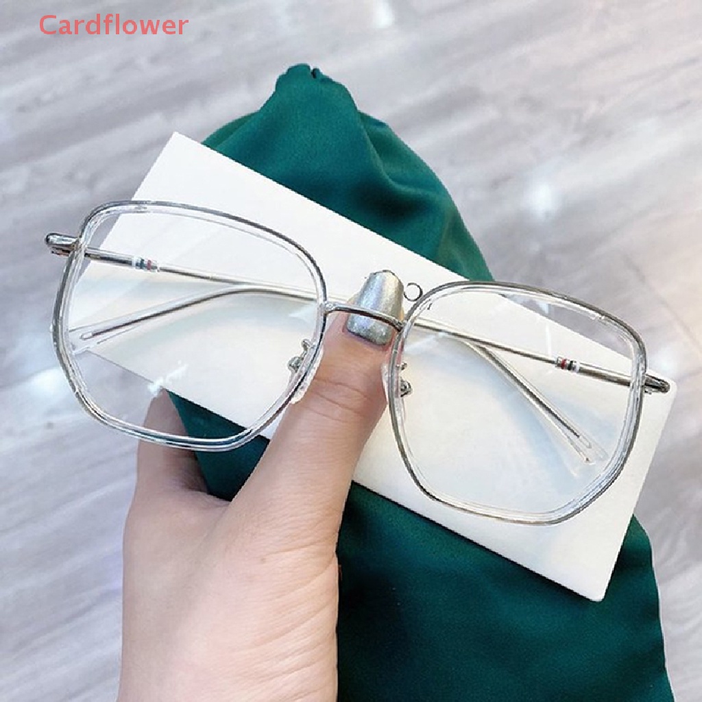 < Cardflower > Mắt Kính Trong Suốt Không Gọng Không Viền Trang Điểm Cho Nữ