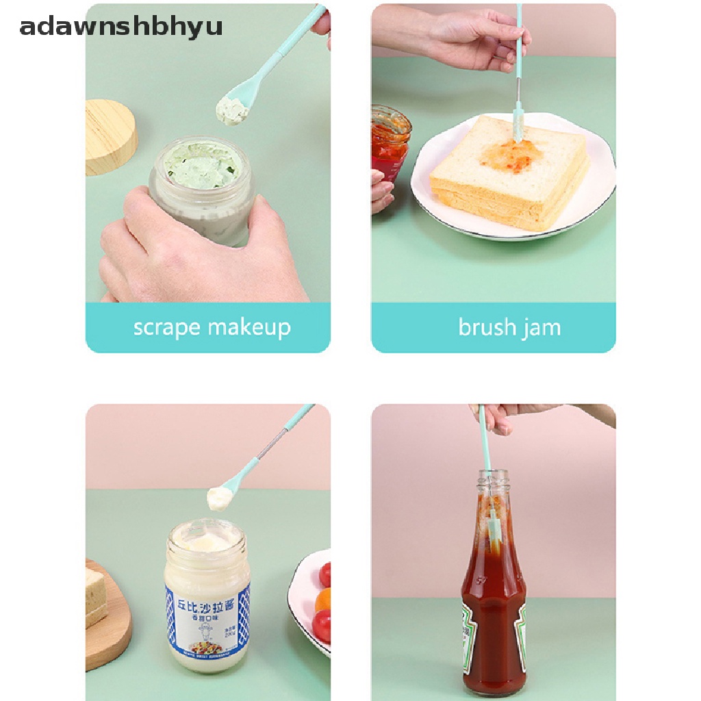 1 Dụng Cụ Đánh Phấn Trang Điểm Hai Đầu Bằng Silicon Adwnshbhyu