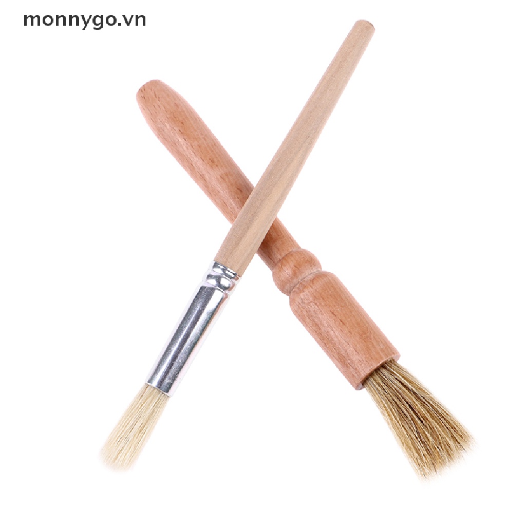 Set 3 / 5 Chổi Quét Máy Xay Cà Phê Tay Cầm Bằng Gỗ