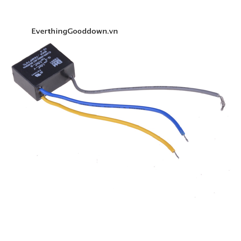 Tụ Điện Khởi Động Quạt CBB61 1.5UF-2.5UF AC250V 50 / 60Hz vn Chuyên Dụng