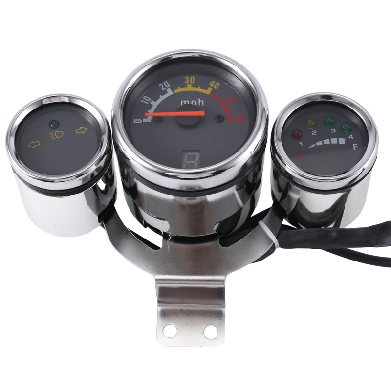 1 Đồng Hồ Đo Tốc Độ Vô Lăng ATV Ba Mét Siêu Bền Dễ Lắp Đặt Cho Longding Big Bull Big Dinosaur Etc.