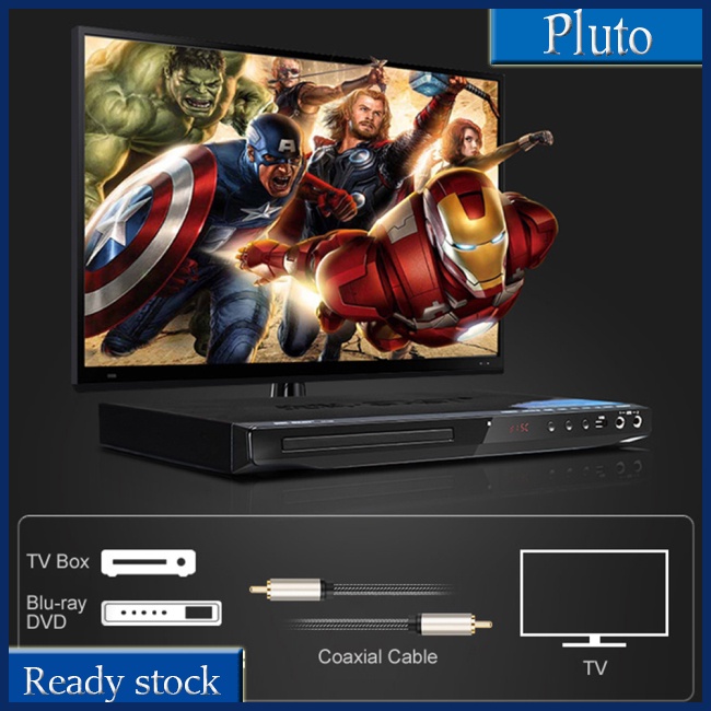 Mới Dây Cáp Âm Thanh Hifi 5.1 Spdif Rca Male Sang Rca Male