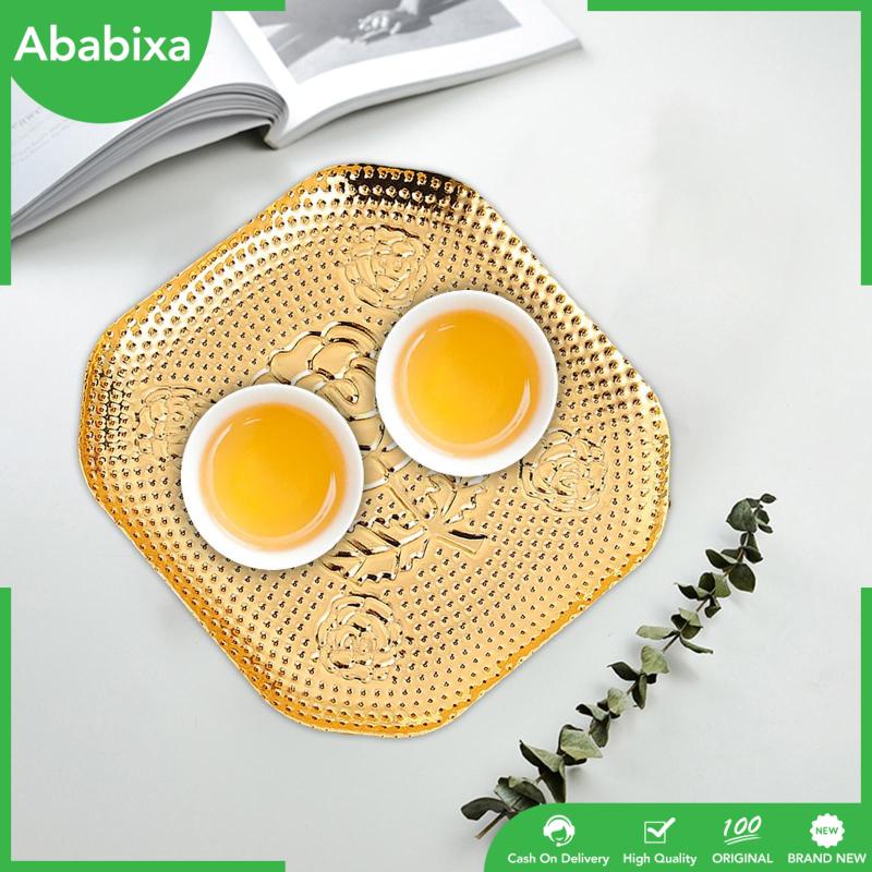 Giá Đỡ Cốc / Trà / Cà Phê Bằng Kim Loại Dập Nổi Họa Tiết Cổ Điển Độc Đáo Trang Trí Nhà Cửa