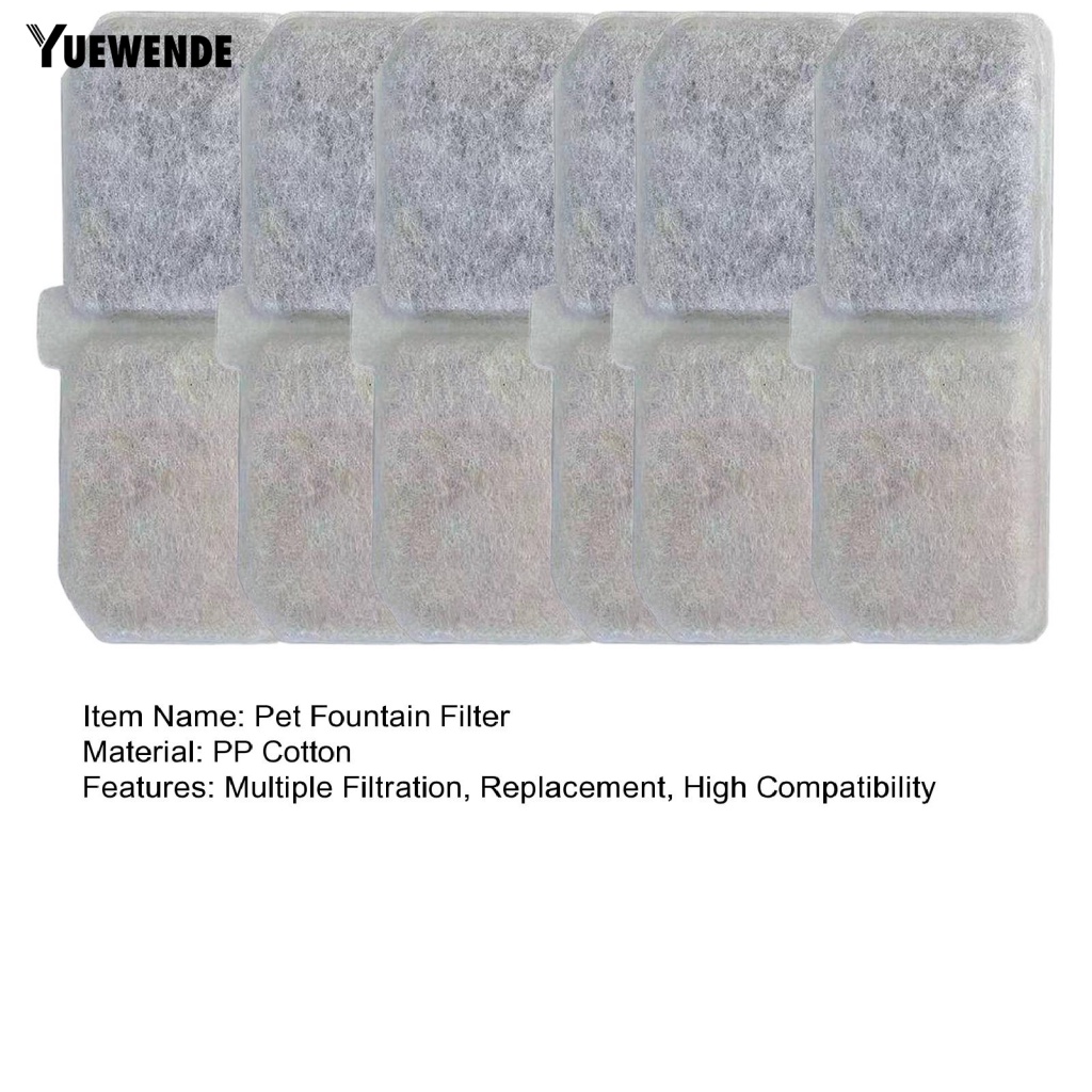 Set 6 Dụng Cụ Lọc Nước Uống Tự Động Cho Thú Cưng