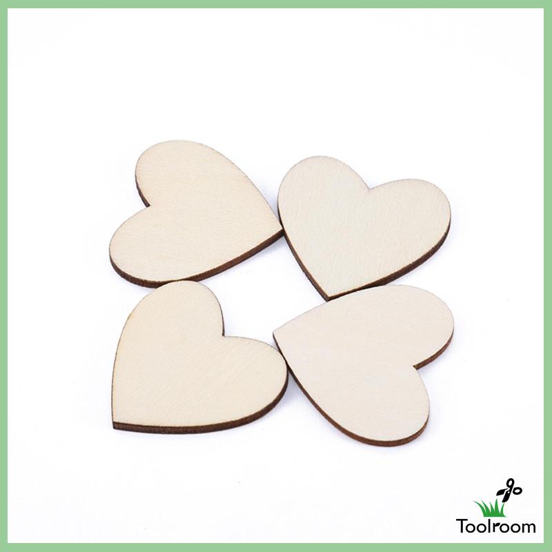 Sách Ký Tên Bằng Gỗ Hình Trái Tim Kèm 80 Tấm Trang Trí Tiệc Cưới