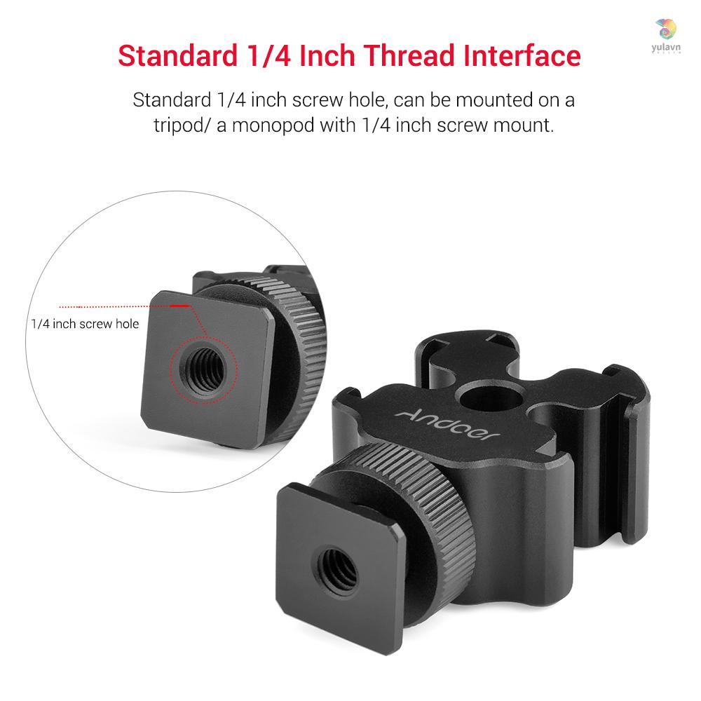 Giá Đỡ Ba Chân Mở Rộng Bằng Hợp Kim Nhôm Andoer Cho Máy Ảnh DSLR ILDC