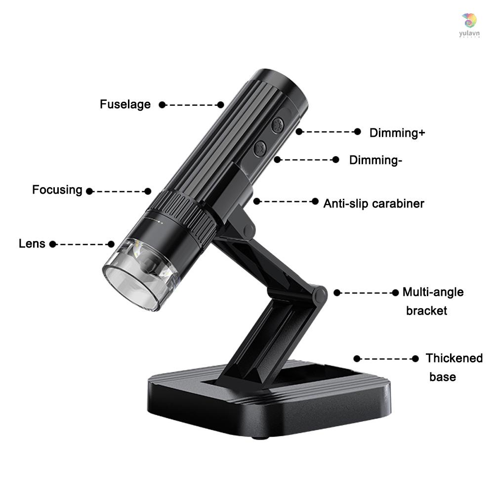 Kính Hiển Vi Kỹ Thuật Số 50-1000X Phóng Đại 1080P USB Chuyên Dụng