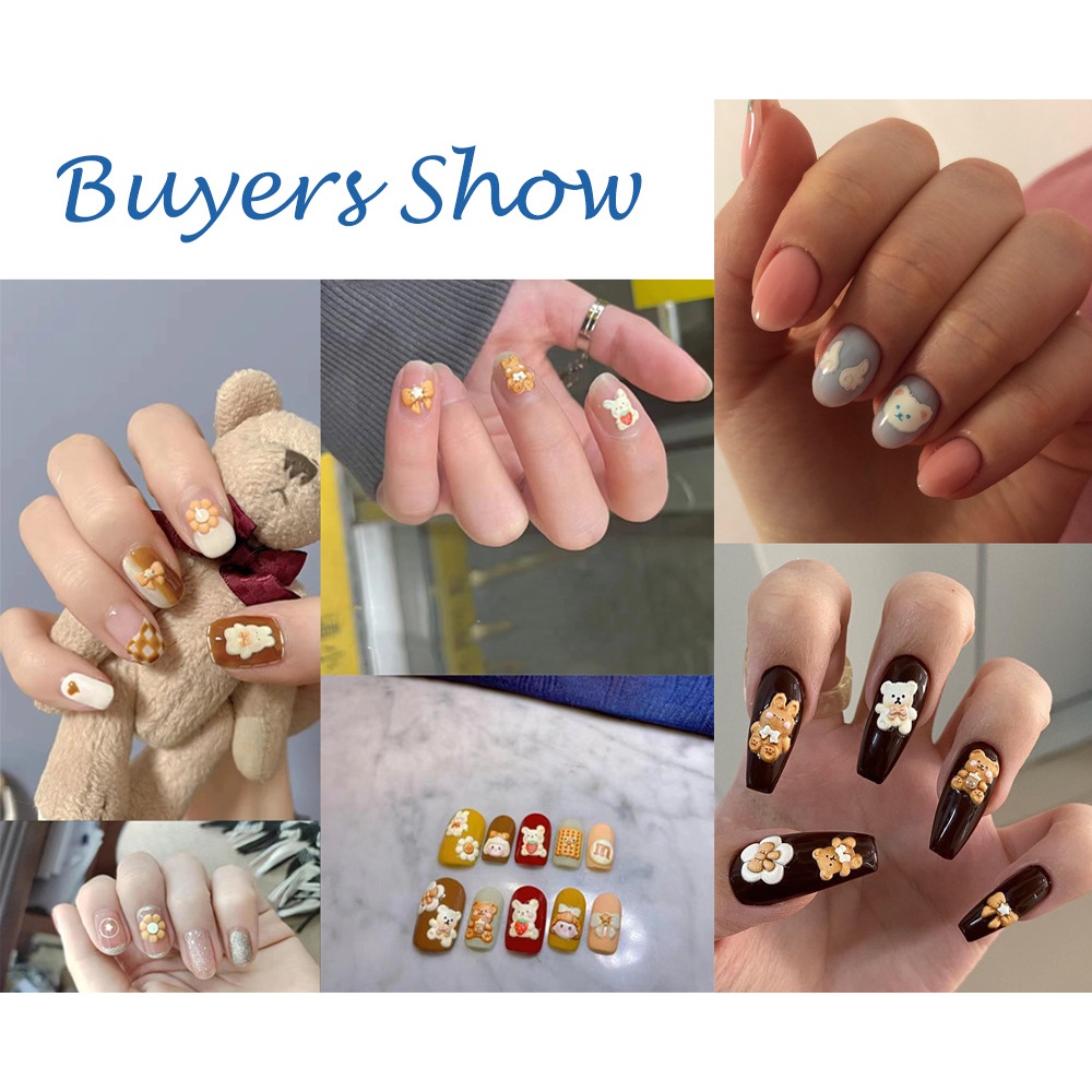 Nhãn Dán Trang Trí Móng Tay Hình Chân Mèo / Cá Dập Nổi Kiểu Nhật Hàn Dễ Thương