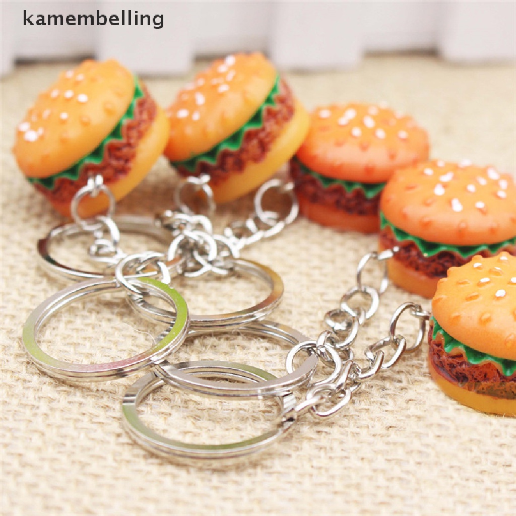 Móc Khóa Hình Hamburger Dễ Thương