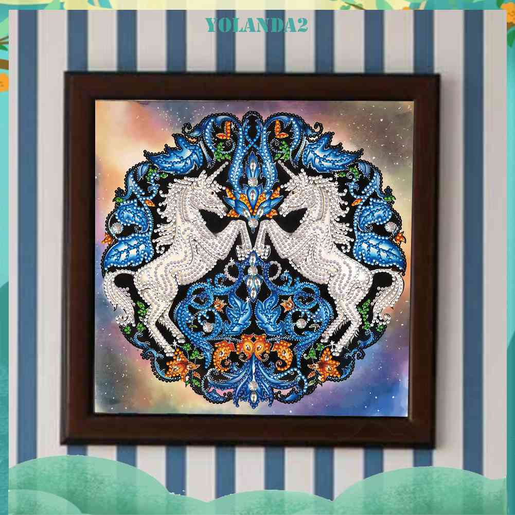 Bộ Tranh Đính Đá 5D Họa Tiết Động Vật Độc Đáo DIY Dùng Trang Trí Nhà Cửa