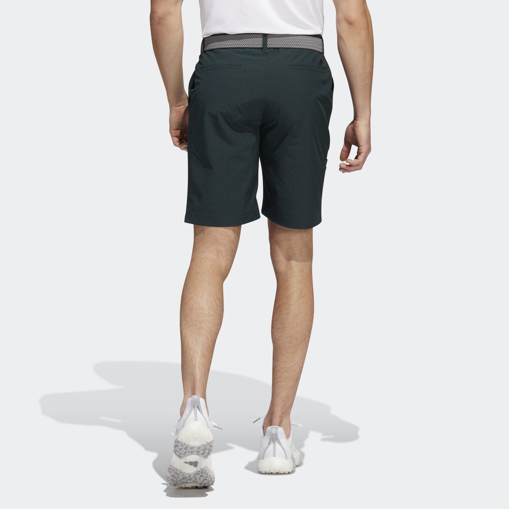 Adidas Đánh gôn Quần Short Sần 9-Inch Nam màu xanh lá HF6519